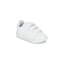 Buty Dziecko Le Coq Sportif COURTSET INF. Białe trampki dziewczęce le coq sportif, bez wzorów, bez zapięcia. Za 159,20 zł.