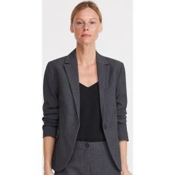 Żakiet - Szary. Szare żakiety damskie Reserved, bez wzorów. W wyprzedaży za 99,99 zł.