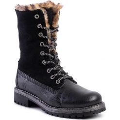 Trapery TAMARIS - 1-26801-33 Black Comb 098. Czarne trapery damskie Tamaris, ze skóry, klasyczne. Za 399,00 zł.