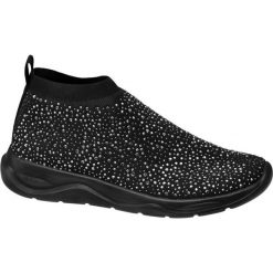 Sneakersy damskie Venice czarne. Czarne sneakersy damskie marki Venice, z materiału. Za 139,90 zł.