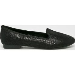 Answear - Baleriny Lily Shoes. Czarne baleriny damskie ANSWEAR, bez wzorów, z materiału, bez obcasa. W wyprzedaży za 59,90 zł.