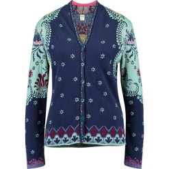 Ivko FLORAL PATTERN Kardigan marine. Niebieskie kardigany damskie marki Ivko, z bawełny. W wyprzedaży za 405,30 zł.