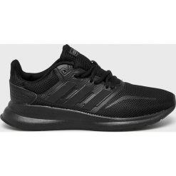 Adidas Performance - Buty Runfalcon. Czarne buty sportowe damskie marki adidas Performance, bez wzorów, z materiału, sportowe. Za 199,90 zł.