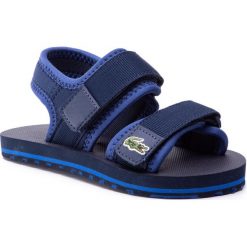 Sandały LACOSTE - Sol 119 1 Cuc 7-37CUC0022NV1 Navy/Blue. Niebieskie sandały chłopięce marki Lacoste, z tworzywa sztucznego, bez zapięcia. Za 169,99 zł.