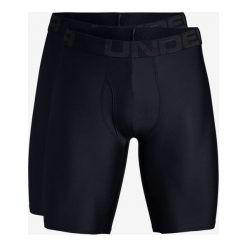 Under Armour Tech™ 9" Bokserki 2 pac Czarny. Czarne bokserki męskie Under Armour, bez wzorów, z elastanu. Za 171,95 zł.