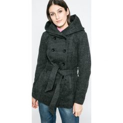 Only - Płaszcz. Szare płaszcze damskie marki ONLY, s, w paski, z poliesteru, klasyczne. W wyprzedaży za 179,90 zł.