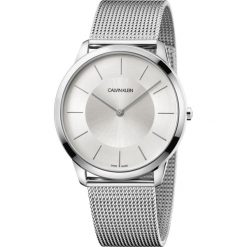 Calvin Klein Minimal Zegarek Srebrny. Szare zegarki męskie Calvin Klein, srebrne. Za 917,95 zł.