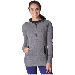 Prana Damska Bluza Sportowa Ember Czarna Góra (Rozmiar M). Czarne bluzy sportowe damskie marki PrAna, m, bez wzorów, bez rękawów, bez kaptura. W wyprzedaży za 181,00 zł.