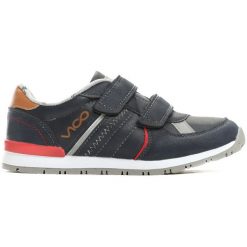 Granatowe Buty Sportowe Advance Warning. Czarne buty chłopięce sportowe marki Born2be, z okrągłym noskiem, na płaskiej podeszwie, na rzepy. Za 79,99 zł.
