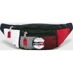 Tommy Hilfiger - Nerka. Niebieskie nerki damskie TOMMY HILFIGER, w paski, z poliesteru, casualowe, bez dodatków. W wyprzedaży za 219,90 zł.