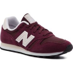 Sneakersy NEW BALANCE - WL373MGG Bordowy. Czerwone półbuty damskie New Balance, z zamszu. W wyprzedaży za 209,00 zł.