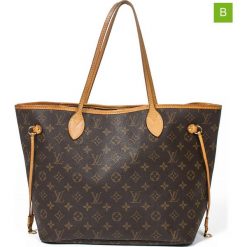 Torebki klasyczne damskie: Torebka „Neverfull MM” w kolorze brązowym – 42 x 29 x 15 cm