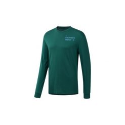 T-shirty z długim rękawem Reebok Sport Koszulka Meet You There. Szare koszulki męskie Reebok Sport, s, bez wzorów, bez kołnierzyka, z długim rękawem, długie. Za 139,00 zł.