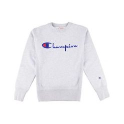 Bejsbolówki męskie: CHAMPION Bluza męska Crewneck Sweatshirt Gray r. M (212576/EM004)