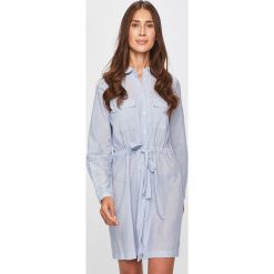 Vero Moda - Sukienka. Różowe sukienki damskie Vero Moda, s, bez wzorów, z bawełny, bez kołnierzyka, z długim rękawem, długie, maxi, oversize. W wyprzedaży za 119,90 zł.