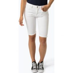 Tommy Hilfiger - Damskie krótkie spodenki jeansowe, biały. Białe szorty damskie TOMMY HILFIGER, bez wzorów, z jeansu, eleganckie. Za 399,95 zł.