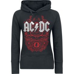 Bluzy rozpinane damskie: AC/DC Rock N Roll Train Bluza z kapturem damska czarny