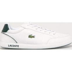 Lacoste - Buty. Białe sneakersy męskie Lacoste, z gumy, na sznurówki. Za 429,90 zł.