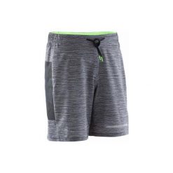 Spodenki do biegania RUN DRY+ N męskie. Szare spodenki i szorty męskie KALENJI, xl, bez wzorów, z elastanu, do biegania. W wyprzedaży za 49,99 zł.