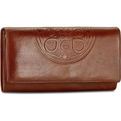 Duży Portfel Damski WITTCHEN - 04-1-052-5 Brown. Pomarańczowe portfele damskie Wittchen, bez wzorów, ze skóry. W wyprzedaży za 219,00 zł.