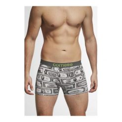 Bokserki Dollars 508/88 Szare. Szare bokserki męskie Cornette, bez wzorów, z tkaniny. Za 52,90 zł.