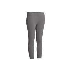 Legginsy 7/8 Slim Gym & Pilates FIT+ 500 damskie. Niebieskie legginsy sportowe damskie DOMYOS, l, z bawełny. Za 39,99 zł.