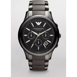 Emporio Armani - Zegarek AR1452. Szare zegarki męskie Emporio Armani, ceramiczne. W wyprzedaży za 1799,00 zł.