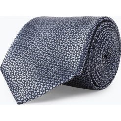HUGO - Męski krawat z jedwabiu – Tie 7 cm, niebieski. Niebieskie krawaty męskie marki HUGO, z jedwabiu, eleganckie. Za 219,95 zł.
