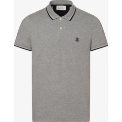 Selected - Męska koszulka polo – Shlnewseason, szary. Szare koszulki męskie Selected, s, bez wzorów, klasyczne, bez rękawów. Za 109,95 zł.