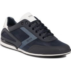 Sneakersy BOSS - Saturn 50428234 10225762 01 Dark Blue 401. Niebieskie sneakersy męskie Boss, bez zapięcia. Za 749,00 zł.