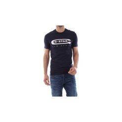 T-shirty z krótkim rękawem G-Star Raw D15104 336 GRAPHIC 4. Niebieskie t-shirty męskie G-Star RAW, s, bez wzorów, retro, bez kołnierzyka, krótkie. Za 92,00 zł.