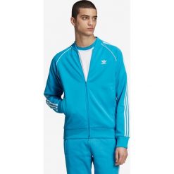 Adidas Originals SST Bluza Niebieski. Niebieskie bluzy męskie adidas Originals, m, z haftami, z bawełny, bez kołnierzyka, bez rękawów, bez kaptura. Za 352,95 zł.