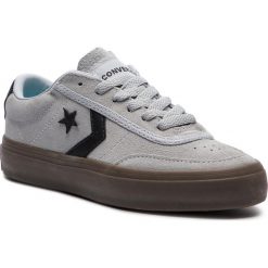 Sneakersy CONVERSE - Courtlandt Ox 162571C Wolf Grey/Black/Brown. Szare półbuty damskie marki Converse, bez zapięcia. W wyprzedaży za 179,00 zł.