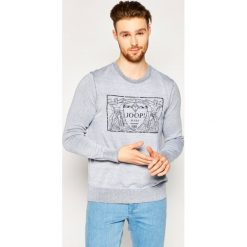 Sweter JOOP! Jeans 15 JJK-10Rian 30020595. Szare swetry męskie JOOP! Jeans, xxl, bez wzorów, z bawełny, klasyczne, z klasycznym kołnierzykiem, bez kaptura. W wyprzedaży za 349,00 zł.