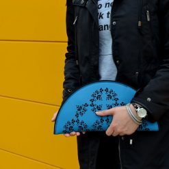 Kopertówki damskie: Turkusowa torebka-kopertówka KashubianCradle