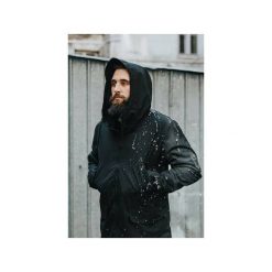 Parka All Black. Czarne kurtki męskie The urban beard, m, bez wzorów, bez kaptura. Za 415,00 zł.