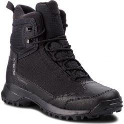Buty adidas - Terrex Frozetrack High Cw AC7838 Cblack/Cblack/Grefou. Czarne trapery męskie Adidas, ze skóry ekologicznej, bez zapięcia. W wyprzedaży za 569,00 zł.