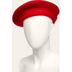 Vero Moda - Beret. Czarne czapki damskie Vero Moda, bez wzorów, z wełny. W wyprzedaży za 49,90 zł.