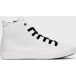 Kazar Studio - Trampki. Białe trampki męskie Kazar Studio, bez wzorów, ze skóry, na sznurówki. W wyprzedaży za 229,90 zł.