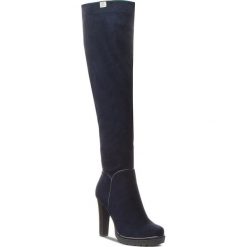 Muszkieterki JENNY FAIRY - WYL102711 Granatowy. Czarne buty zimowe damskie marki Jenny Fairy, z materiału. Za 159,99 zł.