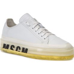 Sneakersy MSGM - Floating Sneakers 2641MDS725 160 01 Biały. Białe sneakersy damskie marki MSGM, ze skóry. Za 1679,00 zł.