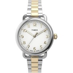 Timex - Zegarek TW2U13800. Żółte zegarki damskie Timex, ze stali. Za 429,90 zł.