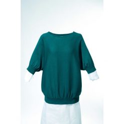 Swetry damskie: Sweter bonprix niebieskozielony morski