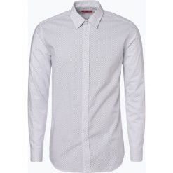 HUGO - Koszula męska – Elisha01, czarny. Czarne koszule męskie marki HUGO, m, w geometryczne wzory, eleganckie. Za 429,95 zł.