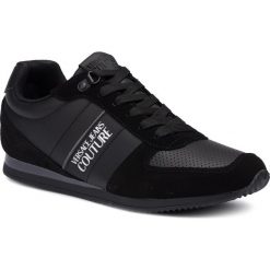 Sneakersy VERSACE JEANS COUTURE - E0YUBSA1 71189 899. Czarne sneakersy męskie Versace Jeans Couture, na co dzień, bez wzorów, z jeansu, klasyczne, bez zapięcia. Za 519,00 zł.