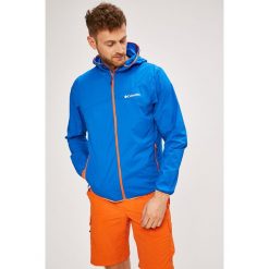 Columbia - Kurtka Addison Park Windbreaker. Niebieskie płaszcze męskie marki Columbia, s, bez wzorów, z nylonu, krótkie, z kapturem. W wyprzedaży za 219,90 zł.