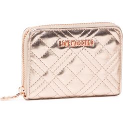 Duży Portfel Damski LOVE MOSCHINO - JC5622PP0AKA0905 Rame. Żółte portfele damskie Love Moschino, bez wzorów, ze skóry ekologicznej. Za 389,00 zł.