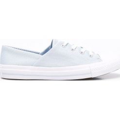 Converse - Tenisówki. Niebieskie tenisówki damskie marki Converse, z materiału. W wyprzedaży za 199,90 zł.