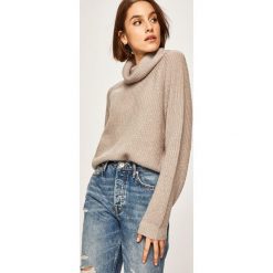 Answear - Sweter. Niebieskie swetry damskie ANSWEAR, s, bez wzorów, z dzianiny, bez rękawów. W wyprzedaży za 79,90 zł.