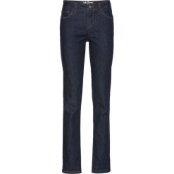 Wygodne dżinsy ze stretchem Boyfriend bonprix ciemnoniebieski. Niebieskie jeansy damskie bonprix, z jeansu. Za 34,99 zł.